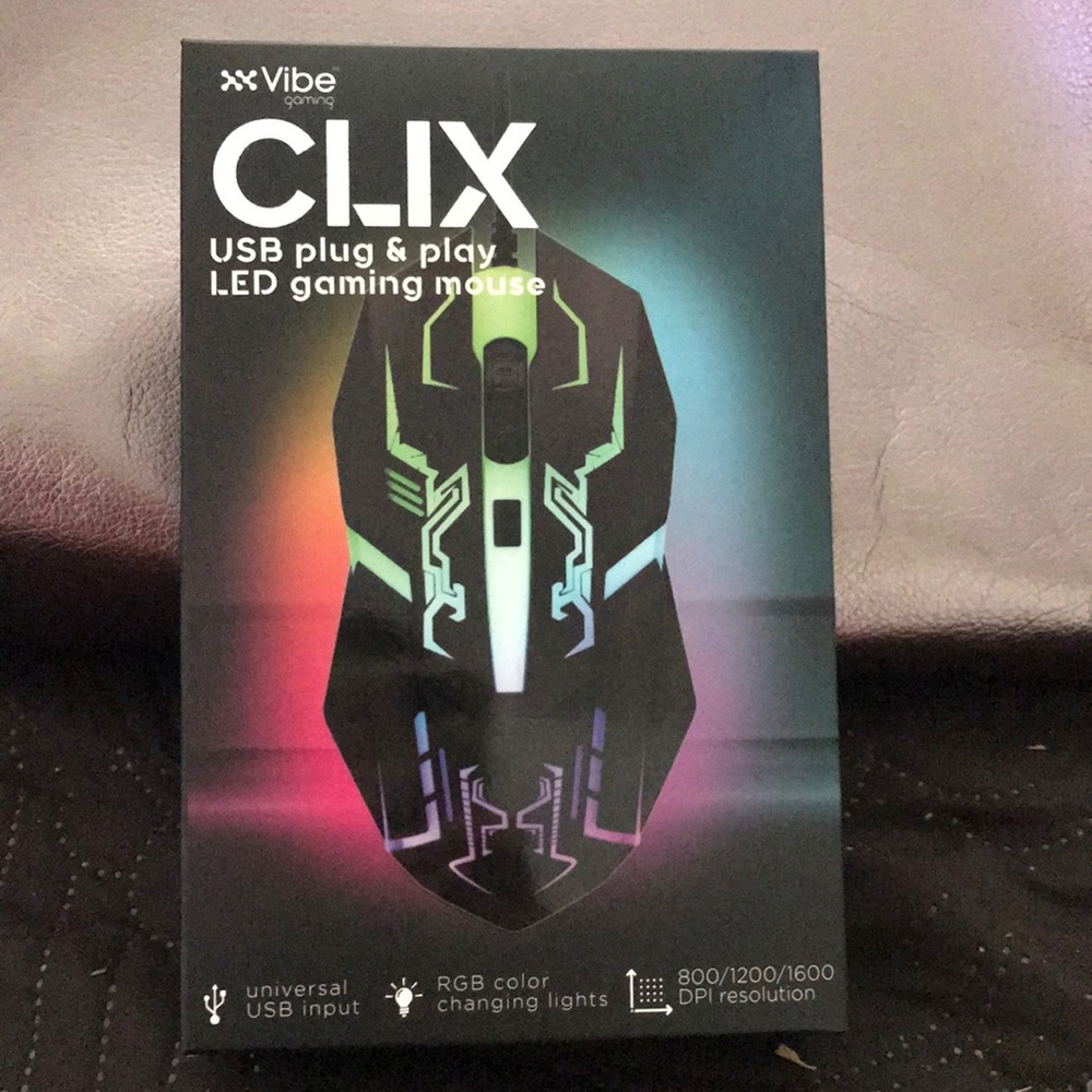 NWOT! Vibe CLIX gaming mouse!
